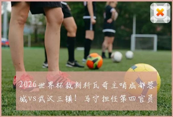 2026世界杯裁判科瓦奇主哨成都蓉城vs武汉三镇！马宁担任第四官员，比赛看点与裁判解析